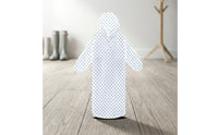 Waterproof Raincoat with Hood Full-Body Raincoat Translucent Rain Poncho Thickened for Students