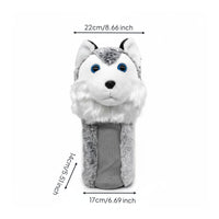 Soft Animal Headcover Scratches Resistance Golf Wood Headcover Stain Resistant for Golfers, Driving Range
