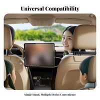 Car Headrest Tablet Mount Foldable Lengthen Able Car Tablet Bracket Rear Seat Amusement Mount Wide Compatibility