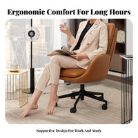 Modern design Highrear Managerial Chair 360-Degree rotate Office Furniture Thickly Padded pad Workplace Seating Ergonomic Design for Managerials, Remote Workers, Students, Workstation, Study Room