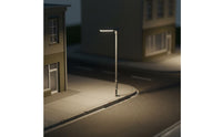 Miniature Railway Train Lamp Post LED Street Lamp Model DIY Single Head Road Illuminated Steel Column Miniature Street Light for Hobbyists, Diorama