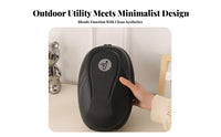 Two-Way Zipper Electric Scooter Hanging Bag Water-Resistant EVA Hard Shell Case Easy to Install for Commuters, Commuting, Travel, City Trips