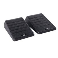 15-Degree Foam Wedge with Ribbed Surface Lightweight Exercise Wedge Portable Calf Stretch Board Stable for Runners