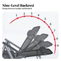Sit and Lie versatileUse Adjustable Snooze Lounger Foldable Design Reclining Chair High Back Support Office Furniture No Assembly Required for Adults, Students, Lunch Break, Snoozeping, Study Room