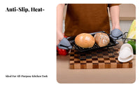 Silicone Pinch Glove Anti-Skid Design Silicone Firm Hold Heat Resistant Pot Gripper Easy to Clean Mini Oven Glove for Home Cooks