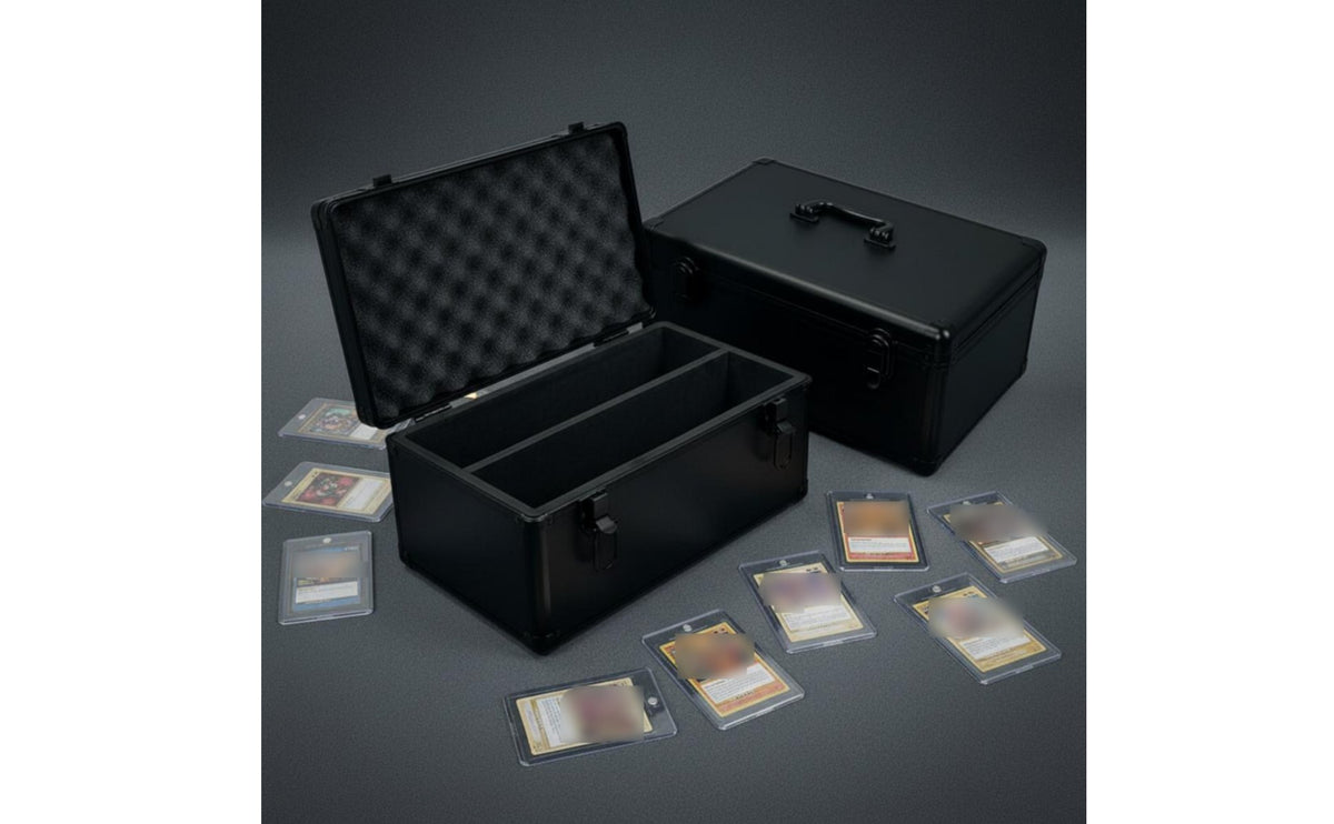 PSA Slab Holder Box Foam Inserts PSA Card Travel Case Graded Card Case Portable Handle Large Capacity for TCG Players, Travel