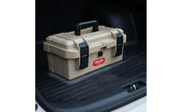 Dustproof Waterproof Tool Case Large Capacity Portable Tool Box Weatherproof Heavy Duty Hardware Box Drop Resistant for Electricians, DIY Enthusiasts, Job Site, Workshop, Car Trunk, Storage