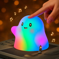Spirit Night Light Soft Spirit Lamp Squeezable for Nightstand, Nursery, Kids