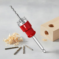Quick-Release Holder Ribbed Body Hex Shank Holder