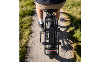 Foldable Quick-Release Bracket Rigid Bike Bag Mount Sturdy Bike Rack Adapter Lightweight for Commuters, Commuting