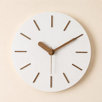 Modern Minimalist Wall Clock Easy Install Nordic Wall Clock Non-Ticking Home Decor for Living Room, Office, Bedroom