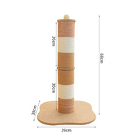Cat Scratching Column with Ball Stable Vertical Scratching Post Compact Pet Supply for Cats