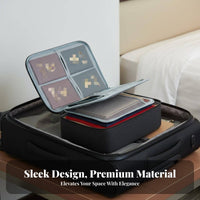 Passport Certificate Holder Large Capacity Waterproof File Organizer
