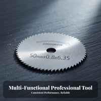 8 Pieces HSS Circular Set High-Speed Steel Multi-Material Cutting Wheel Kit Mini Cutting Wheel Kit Super-Thin