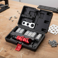 Electric Rivet Nut Adapter Kit Various Sizes M3-10mm Cordless Drill Rivet Nut Adapter Ergonomic Handle for Garage