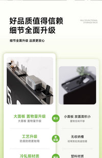 免打孔冷轧钢电视机顶盒置物架隐形收纳神器盒路由器支架壁挂托架 【升级带盒款】加宽加厚冷轧钢置物架【43*12CM*1.2mm】