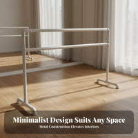 Heavy-Duty Freestanding Ballet Barre Easy Assembly Portable Dance Barre No Tools Required Portable Dance Bar for Adults, Dancers, Beginners, Home, School, Gym