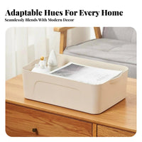 Lidded Design Underbed wheeled Box particle-resistantprotected Household Storage Large Capacity Home Organization long-lasting for Families, Students, Homeowners, Under Bed, Closet, Kid's Room, Bedroom