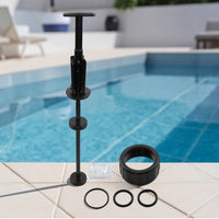 Direct Replacement Piston Shaft Assembly Compatible Piston Shaft with O-Rings Threaded for Pool Filter
