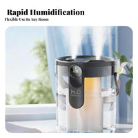 Large Capacity Quiet Bedroom Humidifier 360° Humidification Desktop Humidifier Easy to Clean for Women, Deactivate Ice Workers, Nursery
