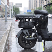 Bike Rear Seat Bag Waterproof Rear Seat Bag Bike Trunk Pannier Hard-Sided Weather-Resistant for Commuters, Electric Bikes