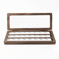 Portable Wooden Palette Box Compact Watercolor Palette Box Long-Lasting Art Supply Sturdy for Artists, Plein Air