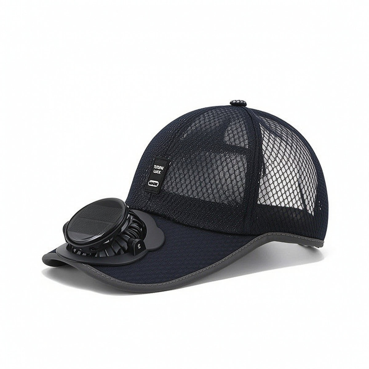 Solar Fan Hat UPF50plus Rechargeable Fan Cap Cooling Baseball Cap Breathable for Gardeners, Yard Work, Fishing