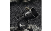 Water-Resistant Bike Bell with Clamp Mount Compact Manual Sound Bike Bell Easy to Install Slim for Commuters, Kids, Commuter Bikes