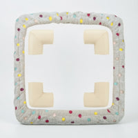 Safeguarding Embroidery Frame Cover with Corner Protectors Soft Embroidery Hoop Cover with Corner Protectors Padded Grime Guard Square for Crafters, Cross Stitch