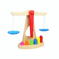 Montessori Wooden Balance Scale Educational Toy for Early Childhood Learning