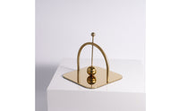 Decorative Tissue Weight Square Base Display Ornament Mirrored Stainless Steel Ornament