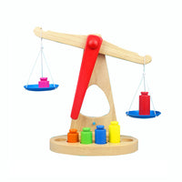 Montessori Wooden Balance Scale Educational Toy for Early Childhood Learning