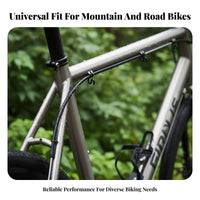 Cycle Brake Wire Set Wear Resistant Bike Wire and Housing Set Cycle Gear Wire Kit Stainless Steel Effortless PTEE Inner Liner