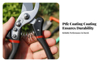 Blade Pulley Pruning Shears Clean Cut Labor Saving Branch Cutter Ergonomic Grip for Seniors, Women, Orchard, Landscaping, Yard Work