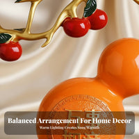 New Chinese Design Desktop Decoration Housewarming Gift Decorative Plate with Stand Chinese Character Decorative Plate Handmade