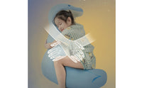 Dolphin Body Pillow Curved Soft Dolphin Cushion Soft Bedding for Sleeping