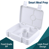 Lunch Box Bento Box, Food Grade PP Lunch Box, Bento Lunch Box for Office Meal Prep, Lunch Box Bento, Microwave Usable Lunch Box, Sealed Lunch Box