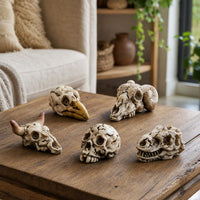 decorative skull figurines