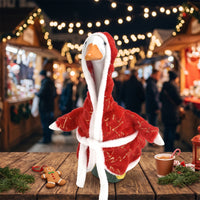Lawn Goose Outfit Embroidered Goose Costume Funny Apparel for Christmas Decorating, Front Door