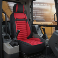 Excavator Seat Cover Padded Heavy Equipment Seat Cover Long-Lasting Rugged