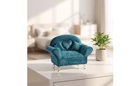 Sofa Jewelry Box Decorative Miniature Sofa Jewelry Box Compact for Teens, Vanity