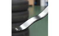 2 Pieces Labor Saving Chrome Vanadium Steel Tire Lever Long Handle Double Ended Tire Iron Heat Treated Heavy Duty Pry Bar Smooth Rim for Mechanics, Garage