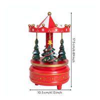 Christmas Tree Rotating Ornament musical box Gift Rotating Ornament musical box Collectible