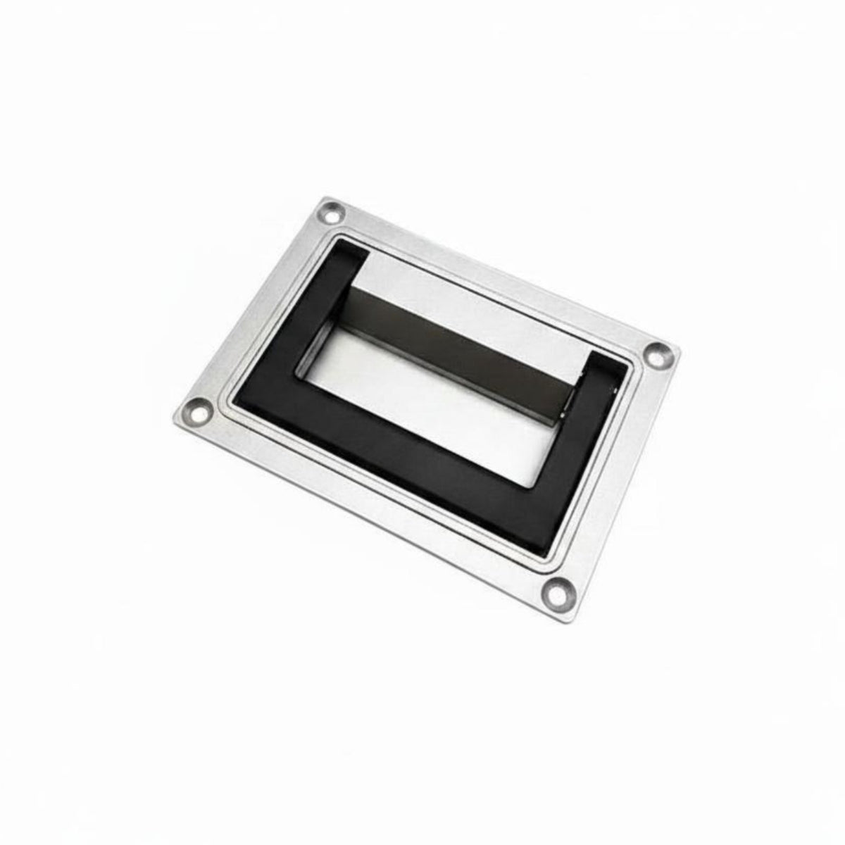 Folding Recessed Handle Easy to Install Recessed Pull Handle Zinc Alloy Flush Mounted Pull For