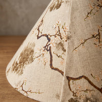 Linen Fabric Lampshade for Table and Floor Lamps, E27 Vintage Style Replacement Cover