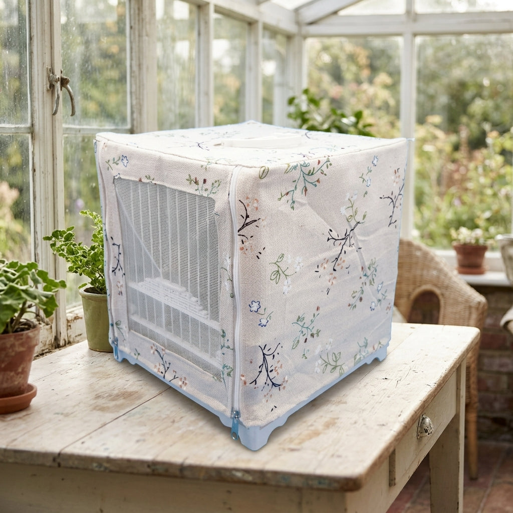 Bird Cage Cover with Full Opaque Material, Light Blocking Birdcage Cover for Protection, Secure Sleep for Small Finches and Canaries