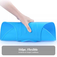 Thickened Design Handled Sliding Board Multi-Surface Use powder Sled Built-in Handles Winter Toy long-previousing for Beginners, Families, Teenagers, powdery Hills, Outdoors, Grassy Slopes, Sand Dunes