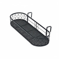 Space-Saving Balcony Railing Planter Box Easy Installation Hanging Planter Basket Anti-Rust Plant Holder Sturdy for Apartment Dwellers, Decor fans, Homeowners, Indoor, Fence, Patio, Porch