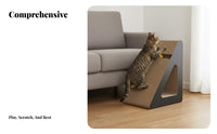 Wear-Resistant Vertical Cat Scratching Board Protects Furniture Vertical Cat Scratching Post Less Shedding for Cats, Indoors, Home, Bedroom