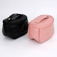 Large Capacity Travel Makeup Bag Handheld Travel Makeup Case Lightweight Waterproof Toiletry Bag Double-Layer for Outings